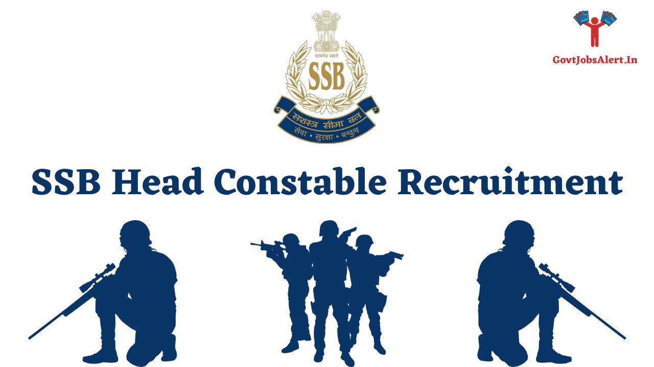 Ssb Head Constable Recruitment Secure Your Future With