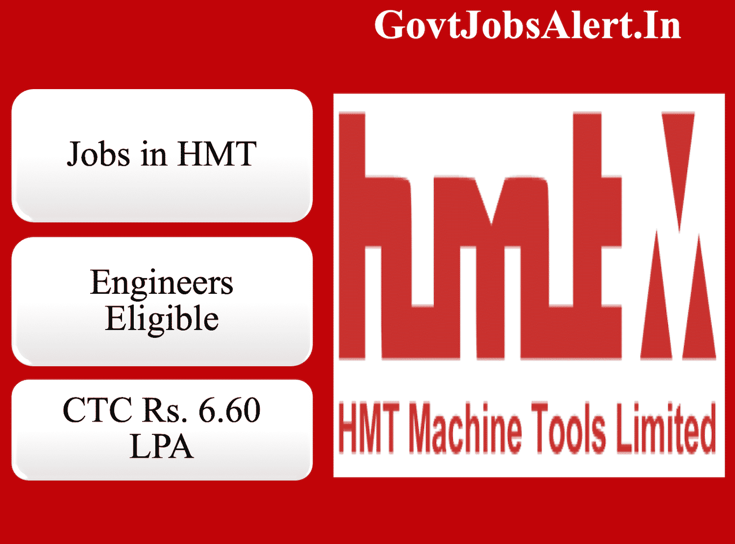 HMT Jobs: Recruitment Of Engineering Graduates For 2020 - Electrical ...