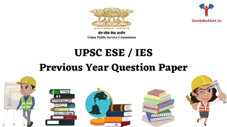 UPSC Engineering Services Exam (ESE / IES) Previous Year Question Paper