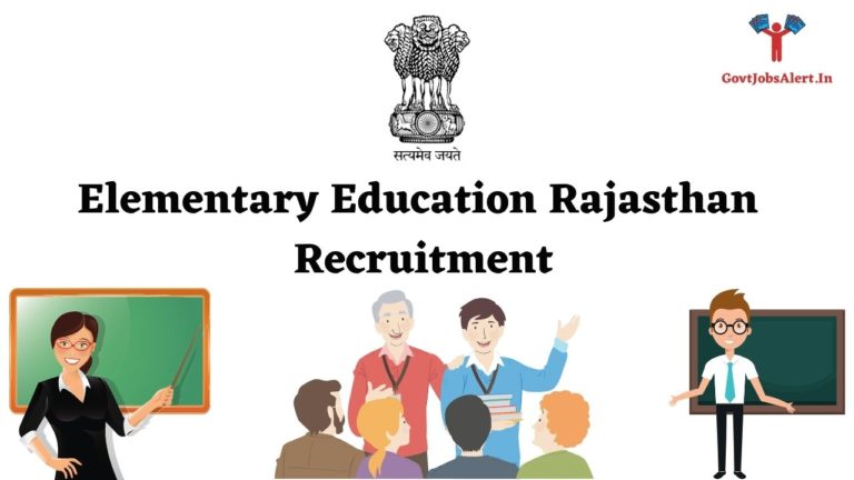 Elementary Education Rajasthan Recruitment