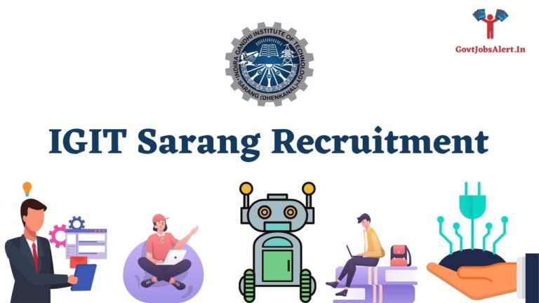 IGIT Sarang Recruitment