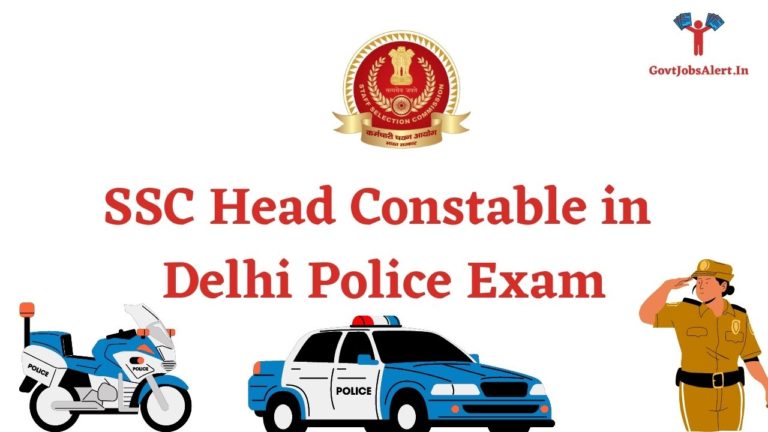 SSC Head Constable in Delhi Police Exam