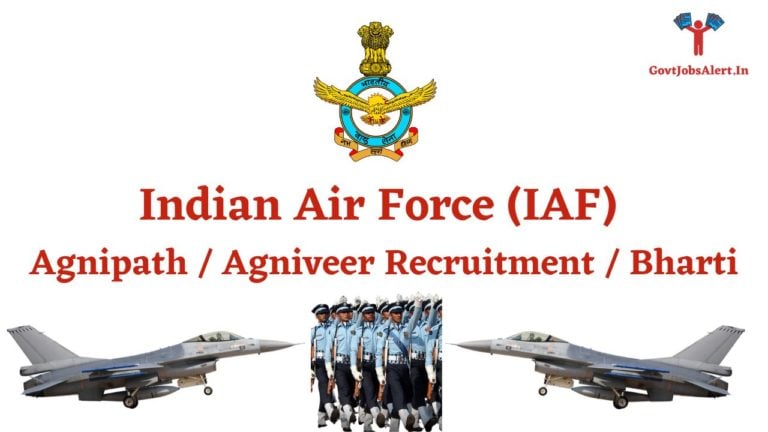 Indian Air Force (IAF) Agnipath Agniveer Recruitment Bharti