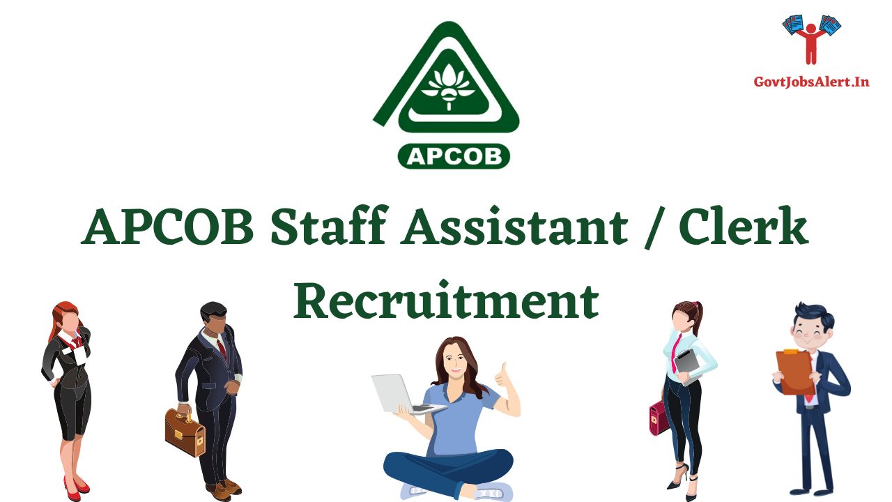APCOB Staff Assistant / Clerk Recruitment