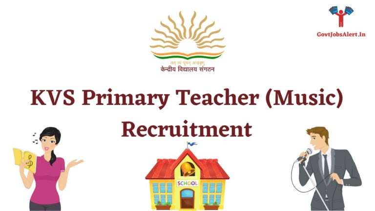 KVS Primary Teacher (Music) Recruitment