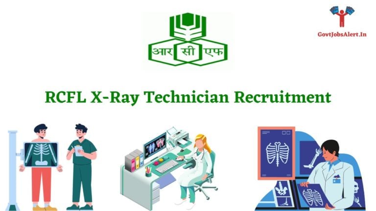 RCFL X-Ray Technician Recruitment