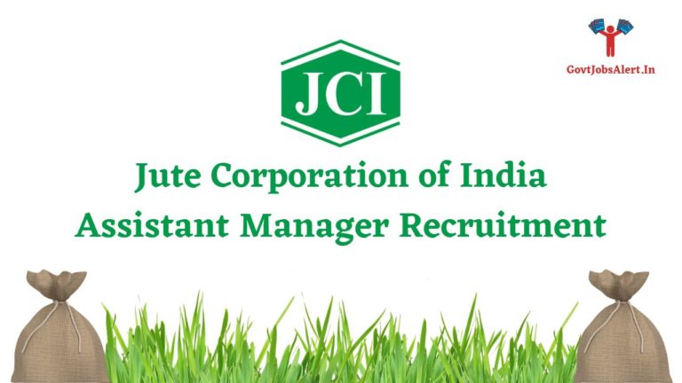 Jute Corporation of India Assistant Manager Recruitment