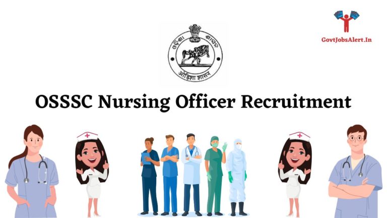 OSSSC Nursing Officer Recruitment
