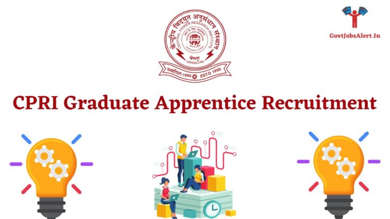 CPRI Graduate Apprentice Recruitment