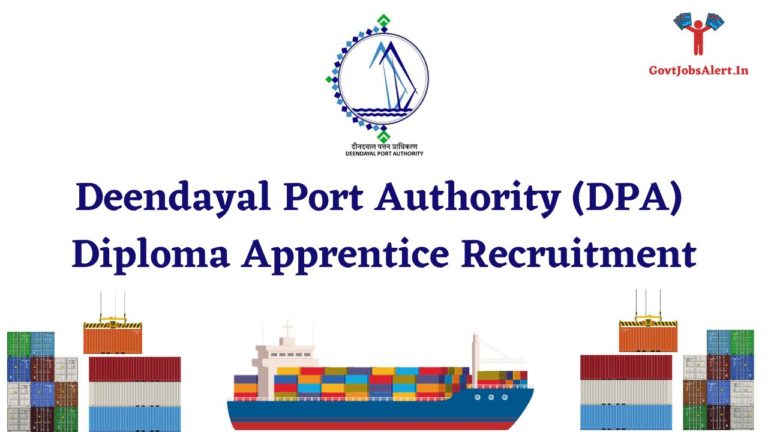 Deendayal Port Authority (DPA) Diploma Apprentice Recruitment