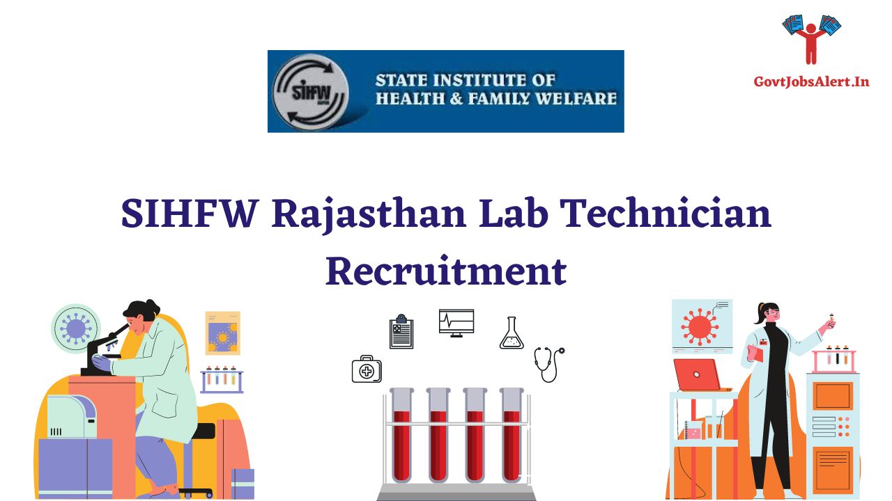 SIHFW Rajasthan Lab Technician Recruitment