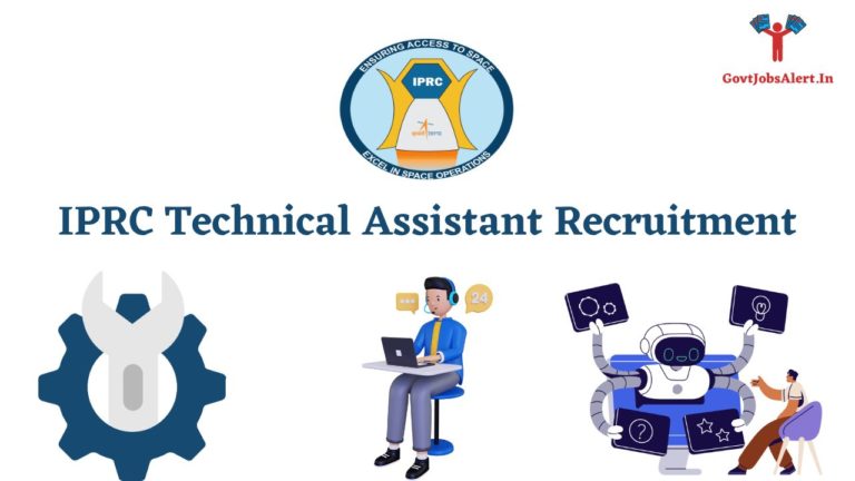 IPRC Technical Assistant Recruitment