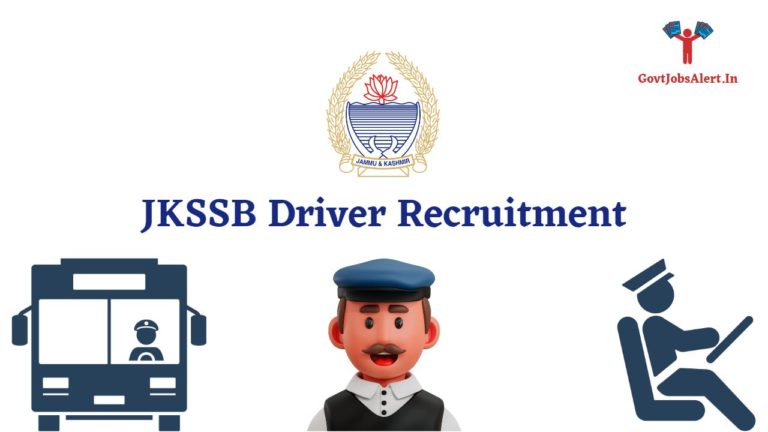 JKSSB Driver Recruitment