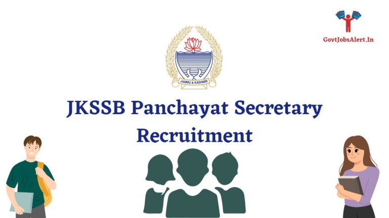 JKSSB Panchayat Secretary Recruitment
