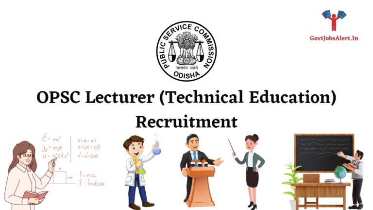 OPSC Lecturer (Technical Education) Recruitment