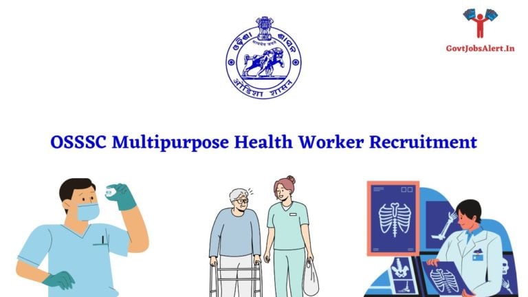 OSSSC Multipurpose Health Worker Recruitment
