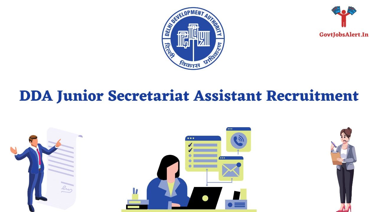DDA Junior Secretariat Assistant Recruitment