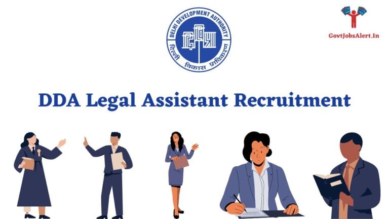 DDA Legal Assistant Recruitment