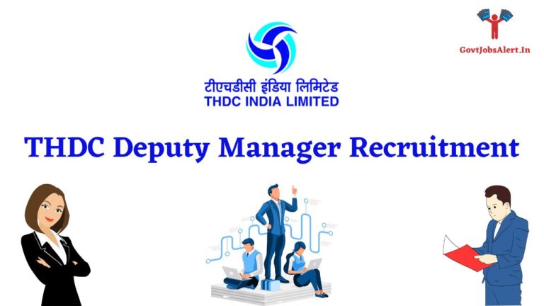 THDC Deputy Manager Recruitment