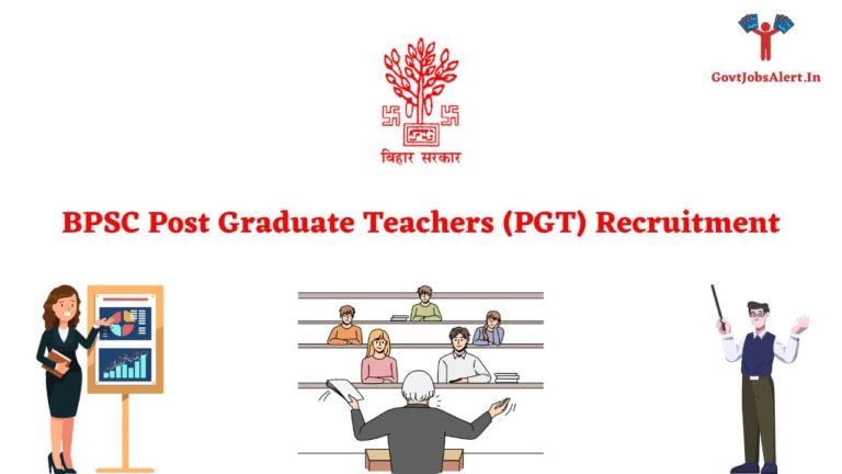 BPSC Post Graduate Teachers (PGT) Recruitment
