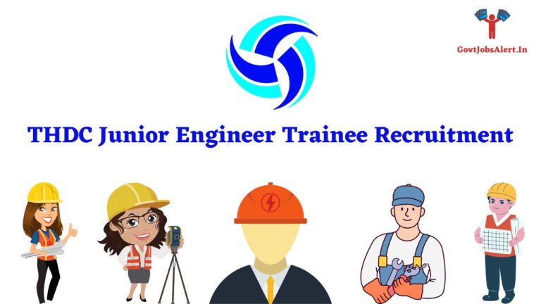 THDC Junior Engineer Trainee Recruitment