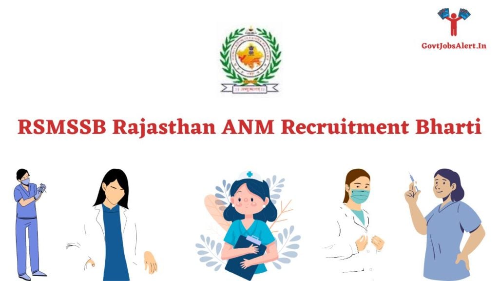 RSMSSB Rajasthan ANM Recruitment Bharti