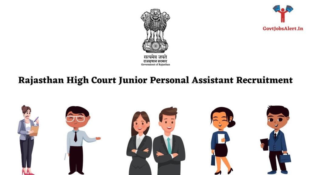 Rajasthan High Court Junior Personal Assistant Recruitment