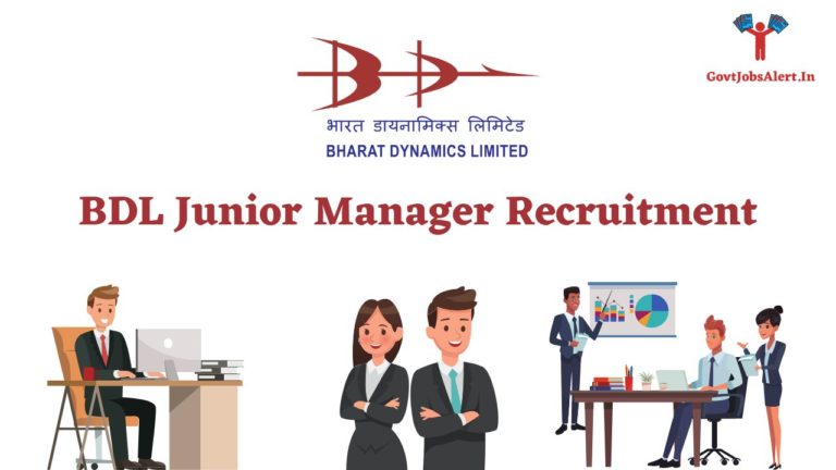 BDL Junior Manager Recruitment