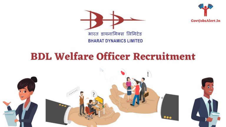 BDL Welfare Officer Recruitment