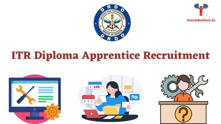 ITR Diploma Apprentice Recruitment