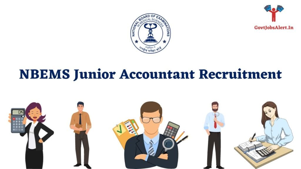 NBEMS Junior Accountant Recruitment