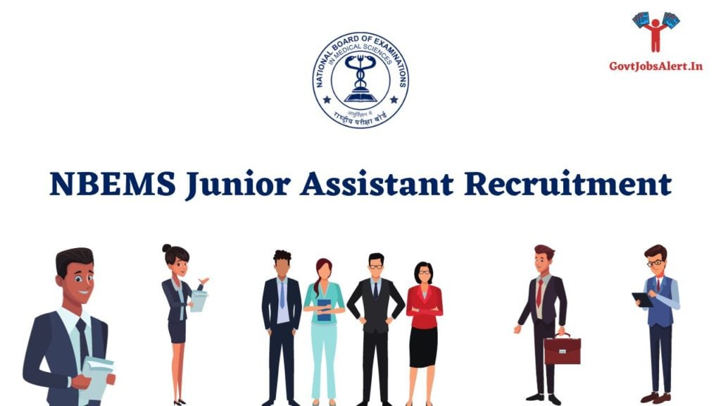 NBEMS Junior Assistant Recruitment