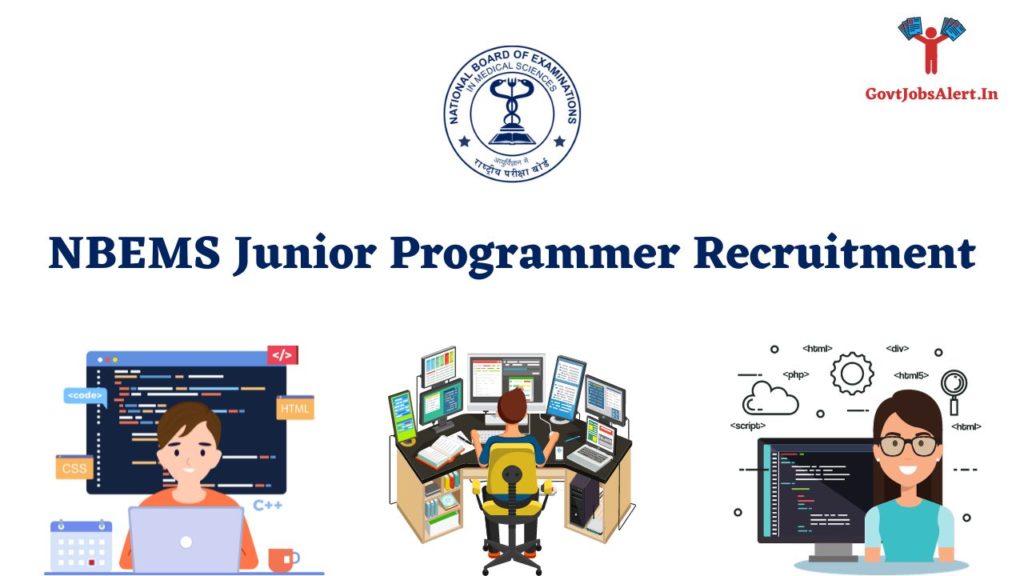 NBEMS Junior Programmer Recruitment