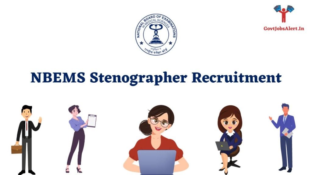 NBEMS Stenographer Recruitment