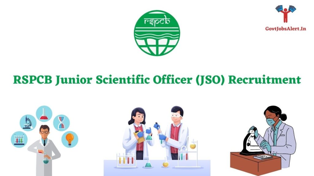 RSPCB Junior Scientific Officer (JSO) Recruitment