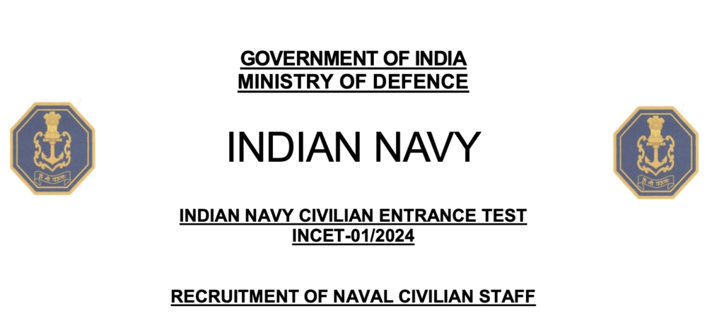 Indian Navy Civilian Staff Recruitment 2024