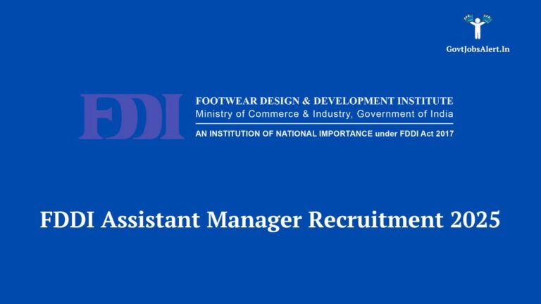 Fddi recruitment 2025 notification for assistant manager posts. Apply now.
