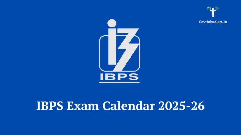 Ibps exam calendar 2025-26 showing key dates for rrb and psb bank exams.
