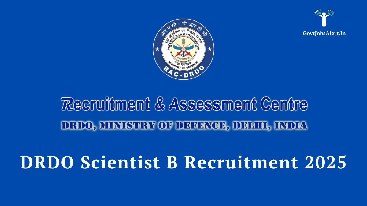 Drdo scientist b recruitment 2025 notification for 148 engineering and science graduate vacancies. Apply online via rac.