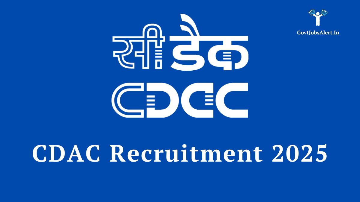 Cdac recruitment 2025 banner showing job opportunities for project engineers and managers at various c-dac centers across india. Apply now for government tech jobs.