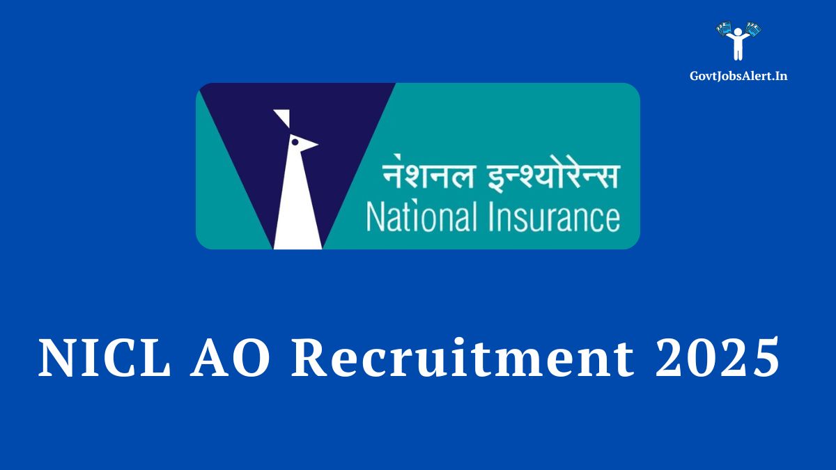 Nicl ao recruitment 2025 notification banner showing the national insurance company limited logo and text announcing 266 administrative officer vacancies.