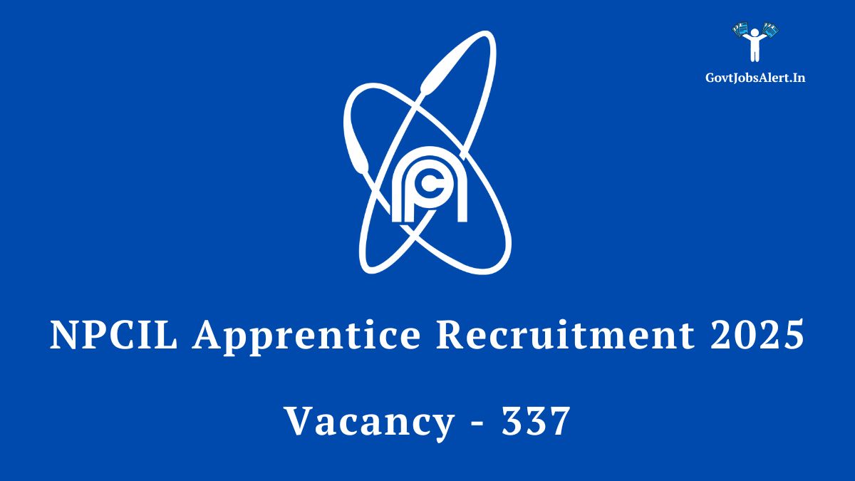 Npcil apprentice recruitment 2025 – official notification for 337 trade, diploma, and graduate apprentice vacancies at kudankulam nuclear power project. Apply before 21st july 2025.