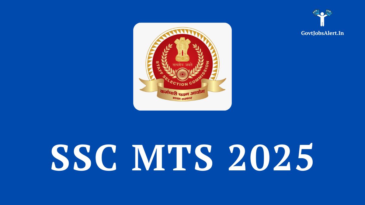 Ssc mts 2025 notification for 1075+ multi-tasking staff and havaldar posts. Check eligibility, exam date, and apply online at ssc. Gov. In.