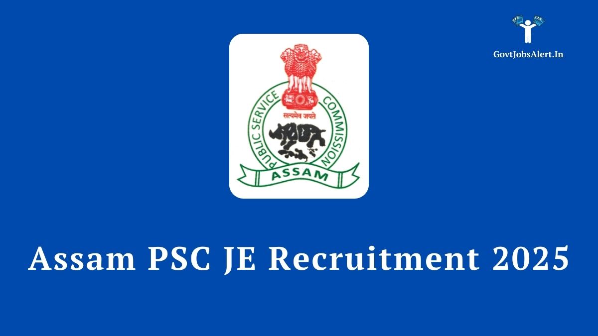 Assam psc je recruitment 2025 for 18 junior engineer (civil/agriculture) posts. Apply online at apsc. Nic. In for a government job in the soil conservation department.