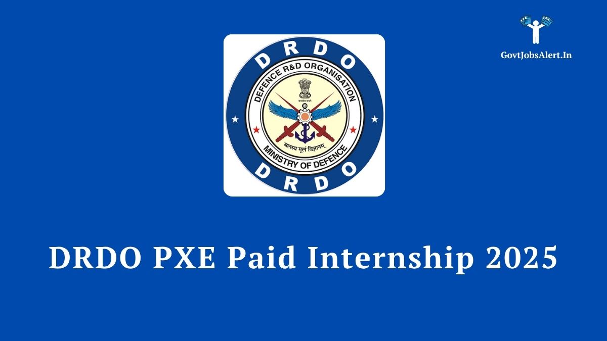 Drdo pxe paid internship 2025 for final year b. Tech engineering students. Official notification for vacancies in computer science, ece, and mechanical.