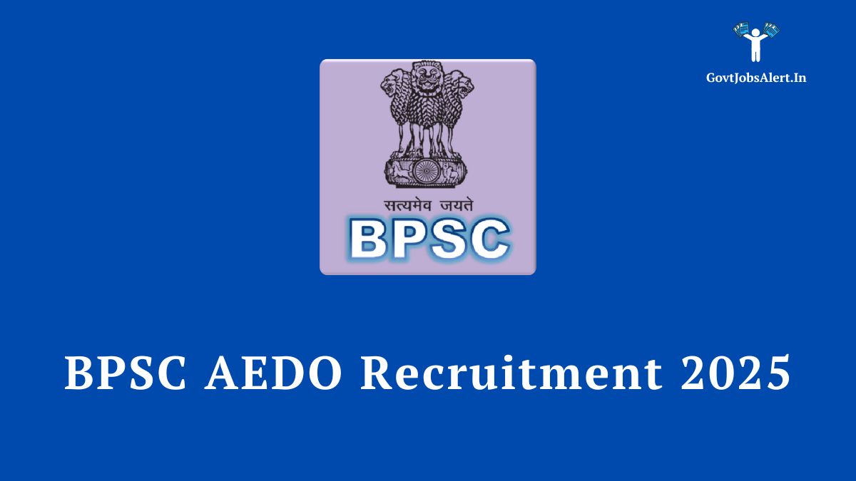 Bpsc aedo recruitment 2025 notification for 935 assistant education development officer posts in bihar.