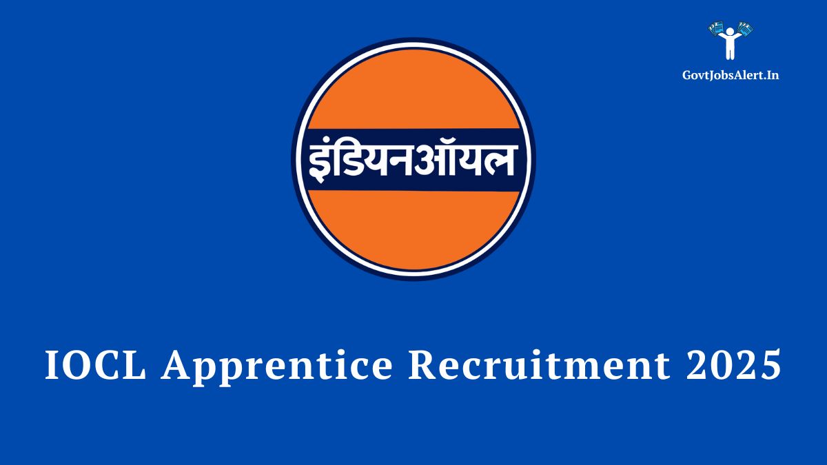 Iocl apprentice recruitment 2025 notification for 475 trade, technician, and graduate apprentice posts, featuring the indian oil logo.