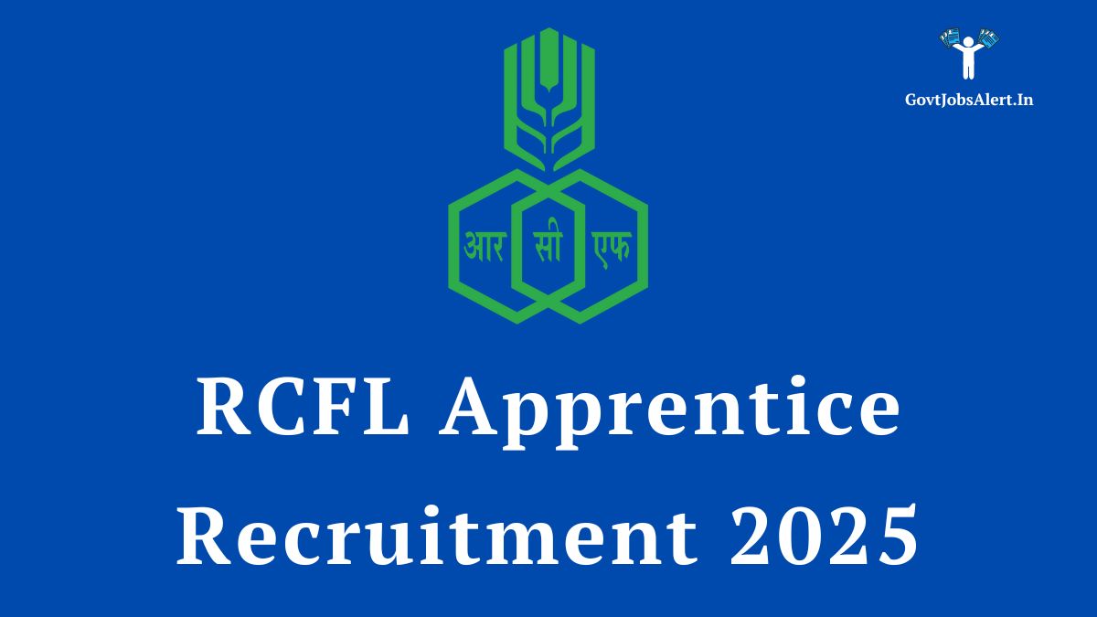 Rcfl apprentice recruitment 2025 - apply online for 325 vacancies