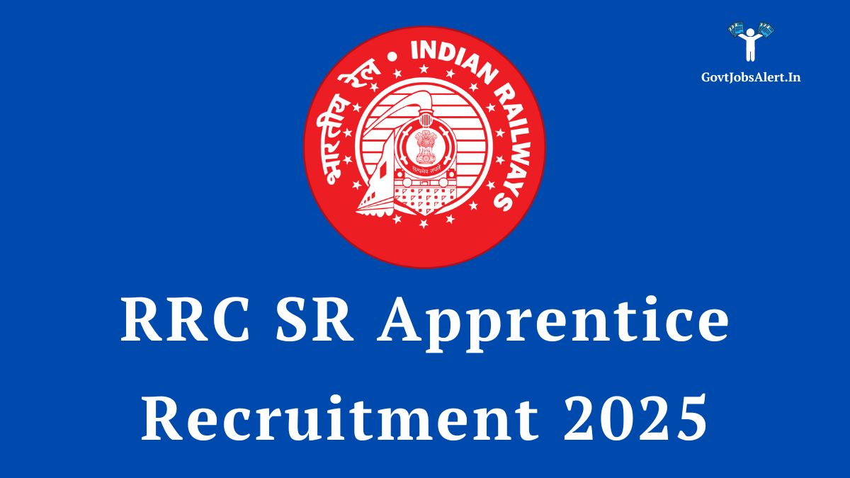 Rrc sr apprentice recruitment 2025 notification for 3500+ vacancies. Apply online for southern railway apprentice jobs.