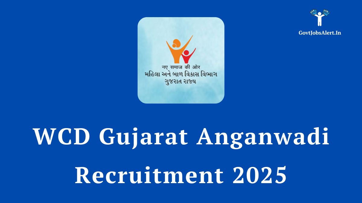 Wcd gujarat anganwadi recruitment 2025 notification for 9895 worker and helper posts. Apply online at e-hrms. Gujarat. Gov. In.